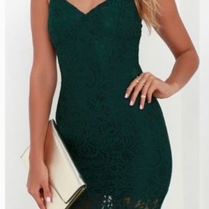 Lulu’s Green Party Dress